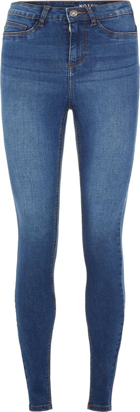 NOISY MAY NMCALLIE HW SKINNY BLUE JEANS NOOS Dames Jeans - Maat W29 X L30