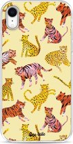 Casetastic Apple iPhone XR Hoesje - Softcover Hoesje met Design - Wild Cats Print