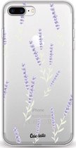 Casetastic Apple iPhone 7 Plus / iPhone 8 Plus Hoesje - Softcover Hoesje met Design - Wonders of Lavender Print
