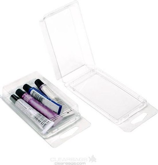 Blisterverpakking met Euroloch 5.7x1.9x9.3cm (100 stuks)