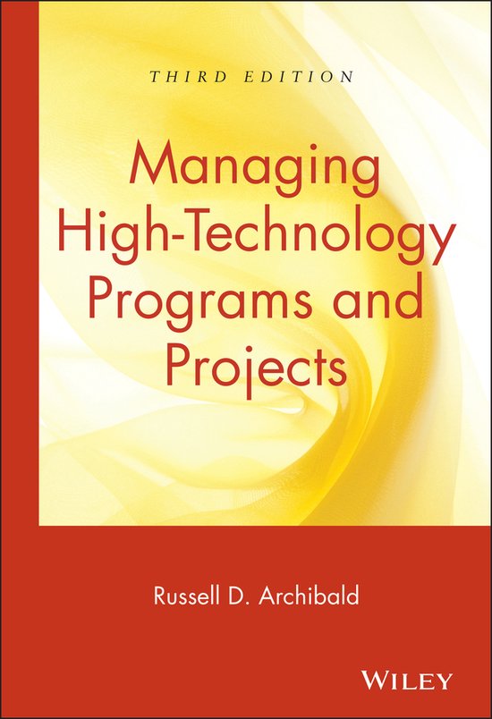 Managing High-Technology Programs And Projects - cover