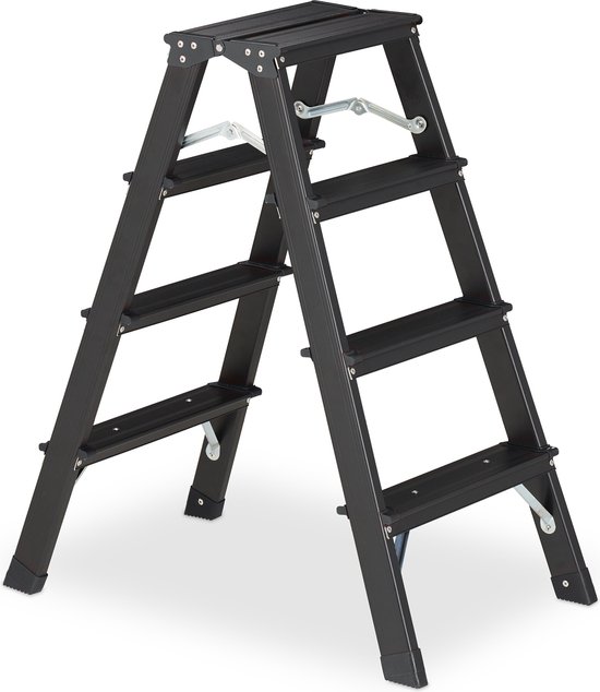 Dubbele trap inklapbaar aluminium bestel HIER