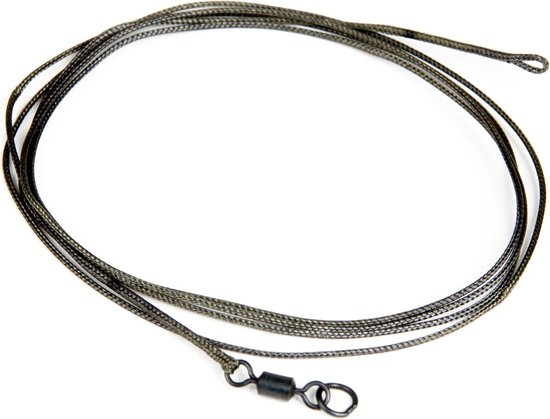 Korda - Leadcore Leader Ring Swivel - Weed/Silt - Weedy Green van Korda — afbeelding 5