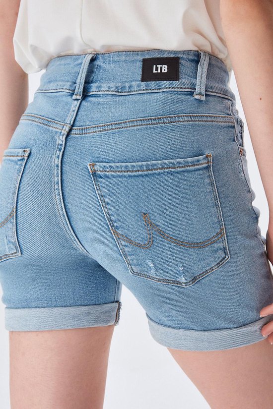 LTB Jeans Becky X Dames Shorts - Lichtblauw - S | bol.com
