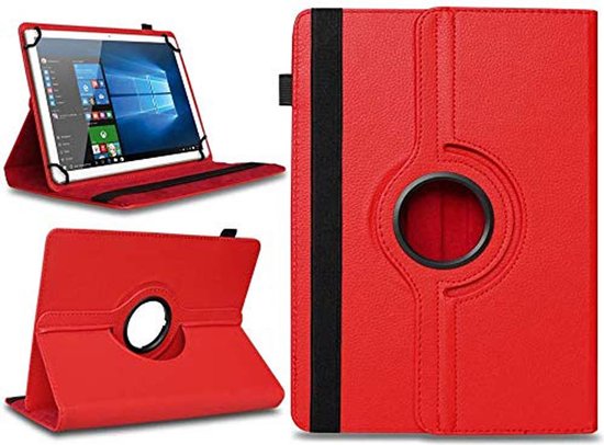 Universele Tablet Hoes - 9 tot 10 inch - PU Leer - Universeel Case Cover Hoesje - Rood