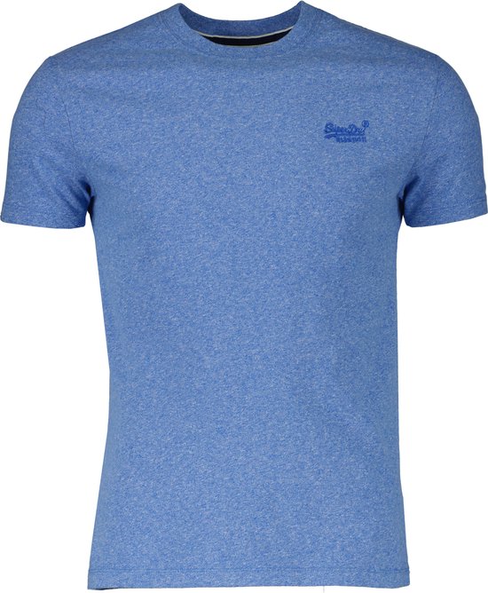Superdry Vintage Logo Emb Tee Heren T-shirt - Blauw - Maat L