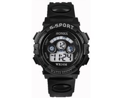 Hidzo S-Sport Horloge - Zwart