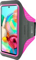 Hardloop Sportarmband geschikt voor Samsung Galaxy A71 - Roze - Mobiparts