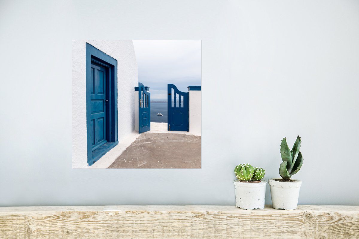 Deur - Blauw - Wit - Architectuur