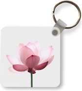 Sleutelhanger - Uitdeelcadeautjes - Bloemen - Roze - Natuur - Botanisch - Plastic