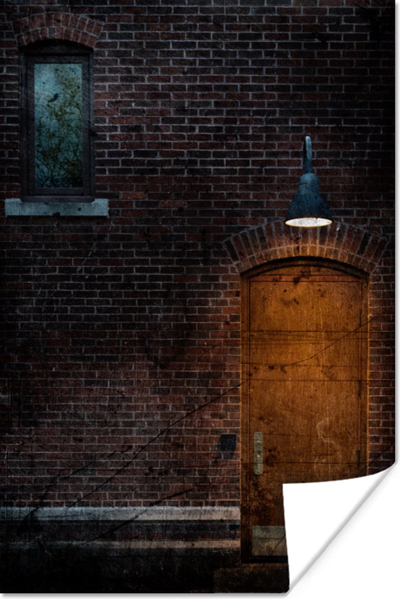Deur - Muur - Lamp - Architectuur