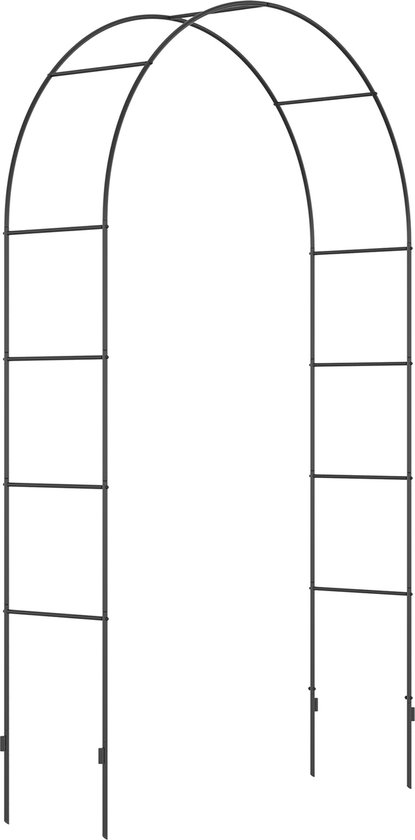Outsunny Rosenbogen mit Metallrahmen 844-671V00