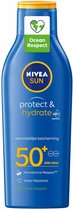 Nivea Sun Protect & Hydrate Lait Solaire SPF 50+ - 2x 200 ml - Pack économique