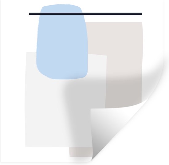 Muurstickers - Sticker Folie - Abstract - Geometrische vormen - Line ...