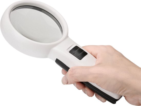 5X 15X 40X Vergrootglas met LED-verlichting Handheld ABS Plastic behuizing voor kaartlezen Sieraden en horlogereparatie (MG6B-2 15x