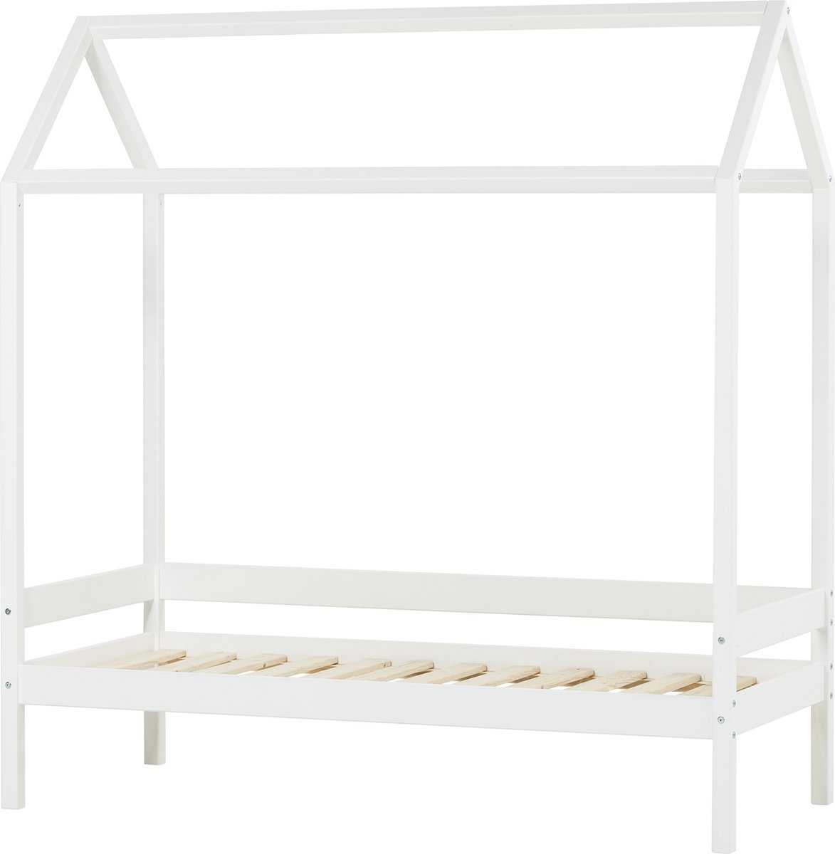Hoppekids ECO Comfort Huisbed, 70x160cm, Wit