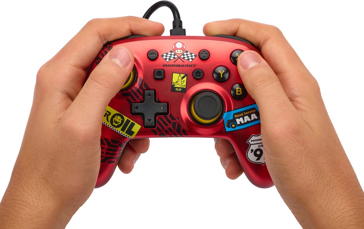 PowerA Nano bedrade controller voor Nintendo Switch - Mario Kart: Racer Red – foto 8