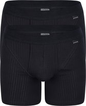 SCHIESSER Authentic shorts (2-pack) - met gulp - zwart - Maat: L