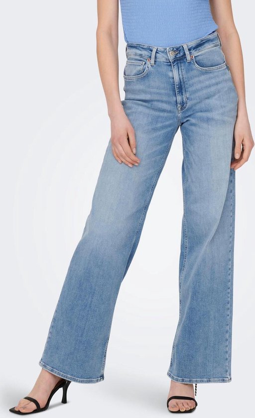 UNIQUEMENT ONLMADISON BLUSH HW WIDE DNM CRO371 NOOS Femme - Taille LX L32