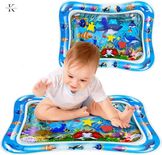 Baby Waterspeelmat - Opblaasbare Watermat - Speelmat Kraamcadeau - Speelkleed Baby - Speelgoed