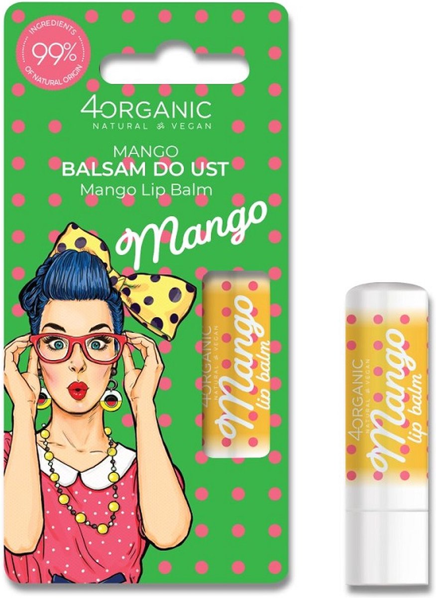 Pin-up Girl natuurlijke lippenbalsem Mango 5g