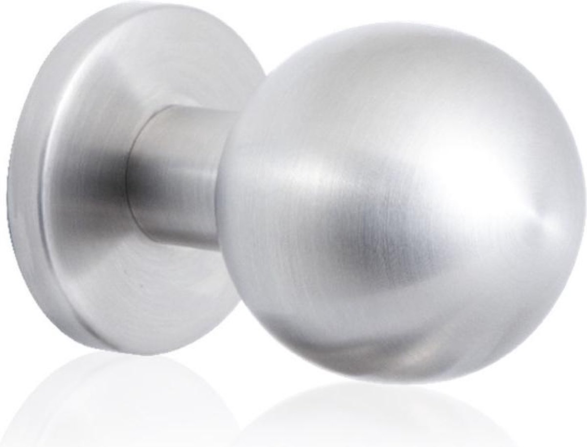 GPF kogel-voordeurdeurknop 63mm op rozet 63mm