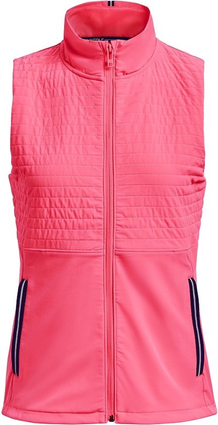 UA Storm Revo Vest-Pink Shock / Midnight Navy / Metallic Silver