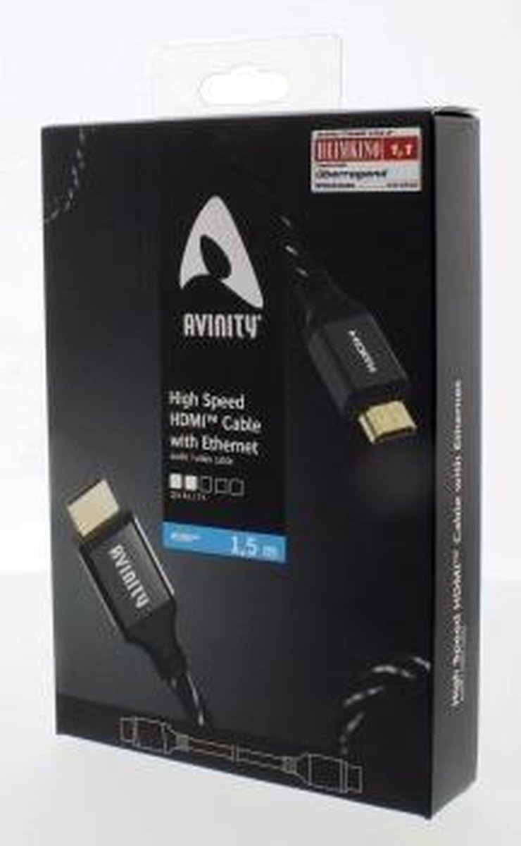 Avinity Hdmi Kabel Met Ethernet 1.5M Verguld | bol.com