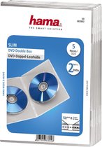 Hama 04783892 Dvd Slim Box - 5 pièces / Transparent