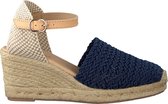 Omoda Dames Espadrilles Lacrame - Blauw