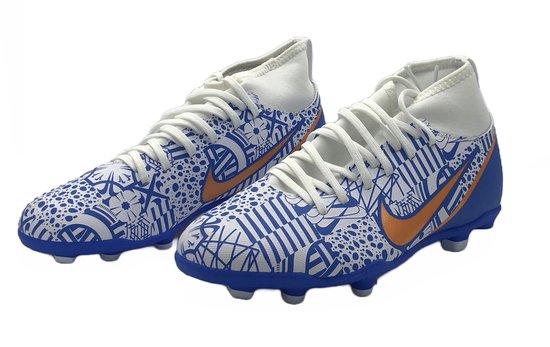 Nike Jr - superfly 9 club cr7 FG/MG - white - metallic copper concord maat 36