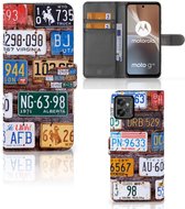 Wallet Book Case Motorola Moto G32 GSM Hoesje Kentekenplaten