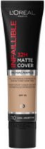 L'Oréal Infaillible 24H Matte Cover Foundation 110 Rose Vanille - (3 x 30ml)