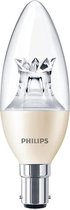 Philips MASTER LEDcandle B15 Kroon Helder 6W 470lm - 822-827 Dim naar Warm | Dimbaar - Vervangt 60W.