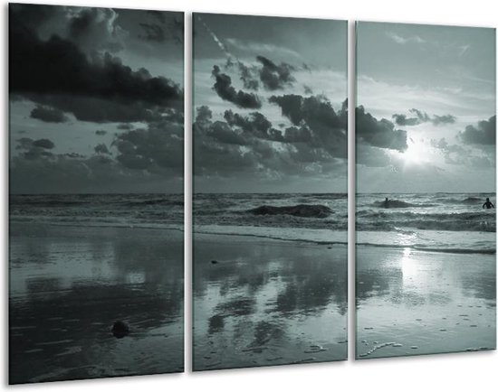 Glas schilderij Zee | Grijs, Groen | | Foto print op Glas |  F006467