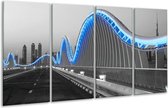 Pont de peinture sur verre | Bleu gris | 160x80cm 4 Liège | Tirage photo sur verre |  F007227