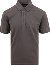 Napapijri - Eolanos Polo Grijs - Modern-fit - Heren Poloshirt Maat L