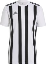 Adidas Striped 21 Shirt Korte Mouw Heren - Wit / Zwart | Maat: XL
