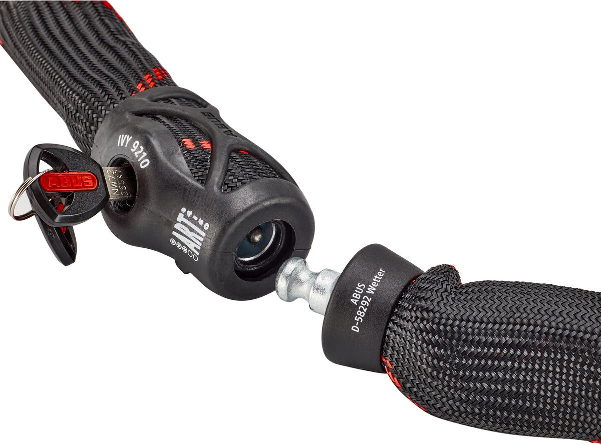 Fietsslot - Scooterslot ABUS Kettingslot - IVY Chain 9210 - Security level 13 - ART-3 - winnaar ANWB slotentest 2022 - 140 cm - Geschikt voor bakfietsen - elektrische fietsen - scooters – foto 4