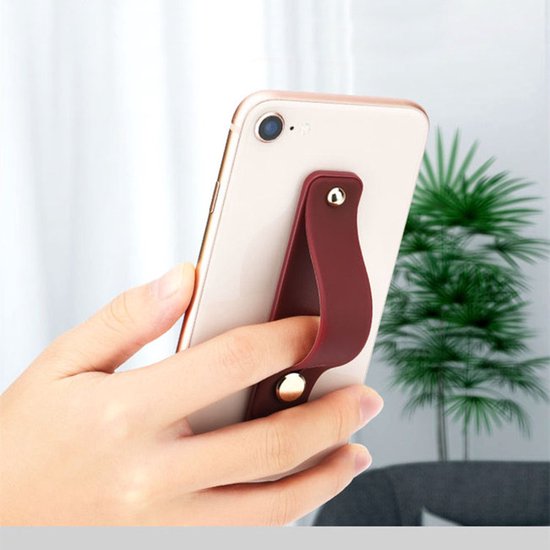 Support de téléphone adhésif I Bouton de téléphone I Anneau de maintien I Prise en main pour smartphone I Avec support pour smartphone I Zwart