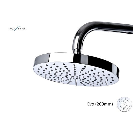 Semelle de douche extérieure en acier inoxydable 60 MMT Evo