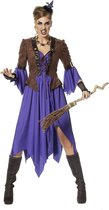 Heks & Spider Lady & Voodoo & Duistere Religie Kostuum | Hocus Pocus Heks Minerva | Vrouw | Maat 38 | Halloween | Verkleedkleding