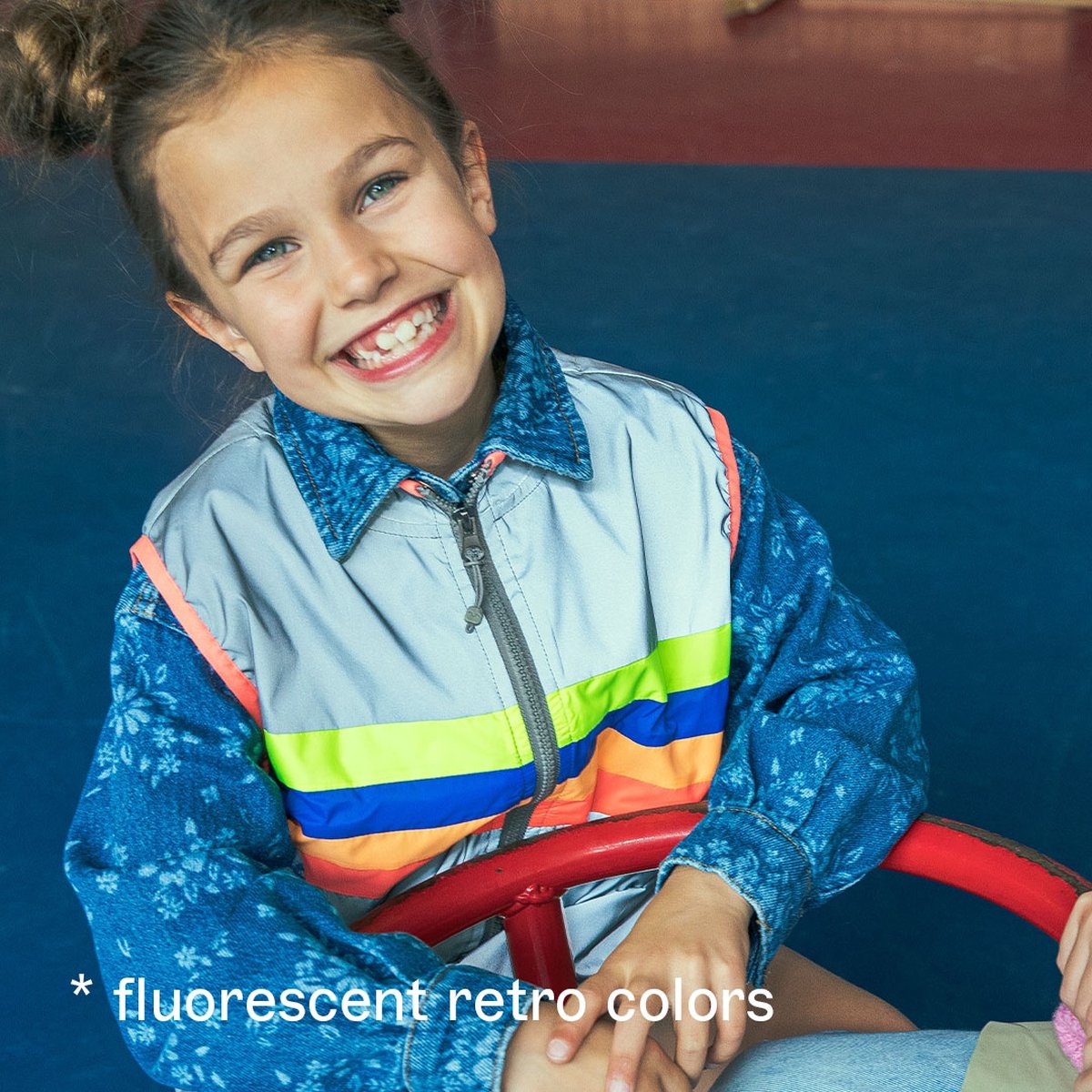 Gofluo - Gilet Fluo Enfant Newyork - Réfléchissant - Accessoires vélo -  Gilet de