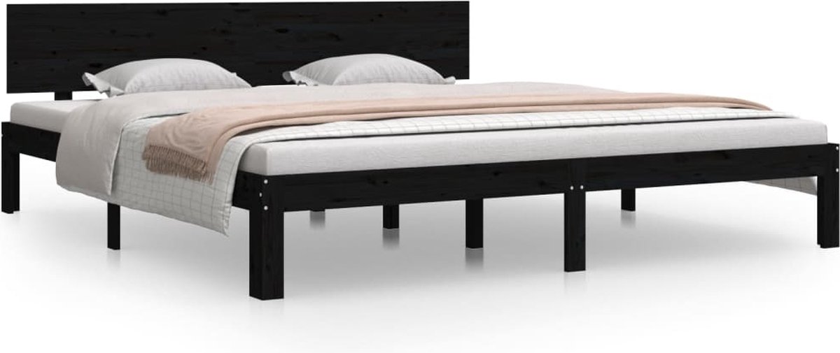 vidaXL-Bedframe-massief-hout-zwart-180x200-cm-6FT-Super-King