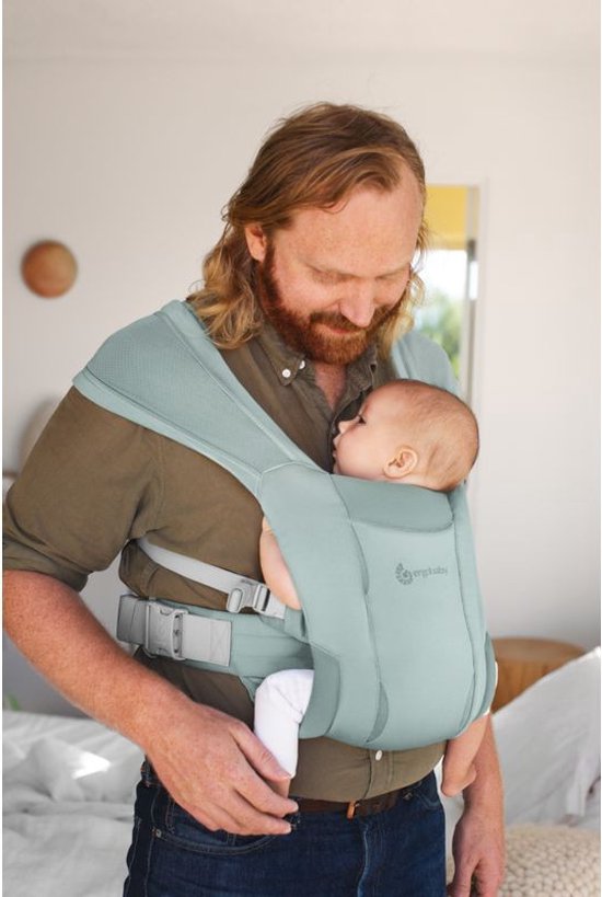 Ergobaby Embrace Soft Air Mesh Sage - draagzak baby