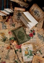 Journaling Papier Set 60 vellen - Vintage - Music Pages - Muziekblad - Voor o.a. bulletjournal, scrapbooking en kaarten maken