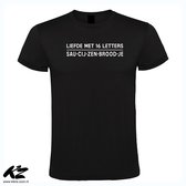 Klere-Zooi - Saucijzenbroodje - Heren T-Shirt - XL