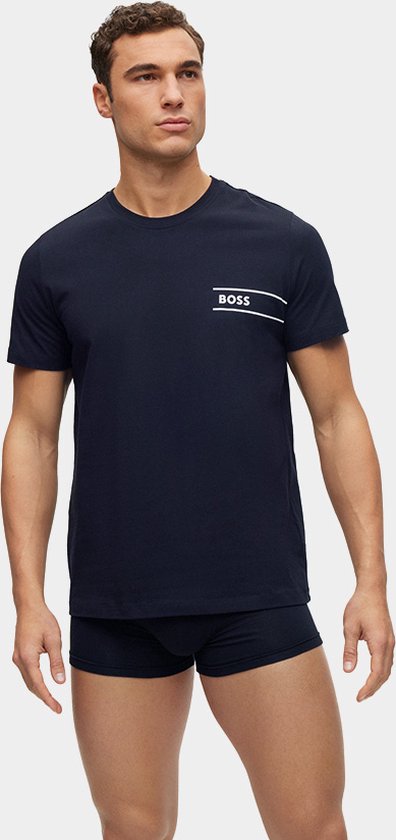BOSS Heren T-shirt, White100, S