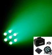 Ayra LED BAG RGB LED spot - Lichteffecten - Discolamp met flightbag en DMX controller - Partyverlichting set