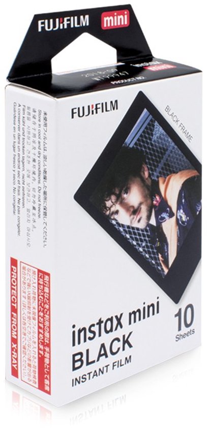 Fujifilm Instax Mini Colorfilm - Black Frame - 10 stuks